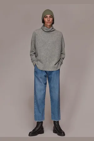 Whistles Womens Cashmere Roll Neck Jumper