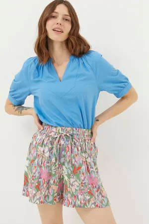 Fat Face Womens FatFace Expressive Floral Flippy Shorts
