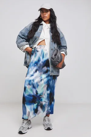 Simply Be Womens Satin Maxi Skirt