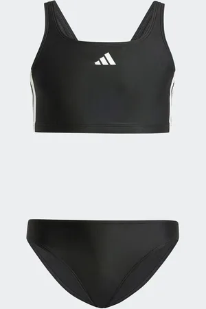 adidas Black 3 Stripe V Back Bikini Briefs 9