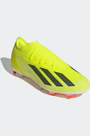 adidas Mens Yellow Performance X Crazyfast Pro Firm Ground Boots