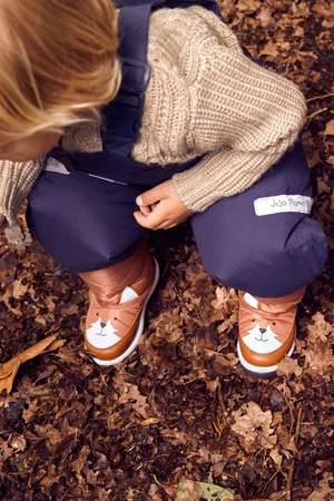 JoJo Maman Bébé Boys Rust Fox Snow Boots