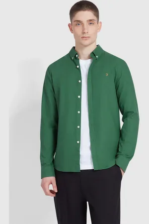 Farah Brewer Long Sleeve Shirt XL