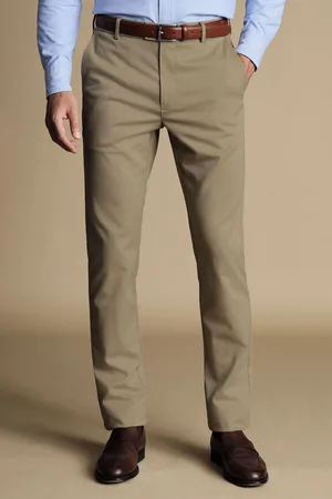Charles Tyrwhitt Mens Classic Fit Ultimate non-iron Chino Trousers