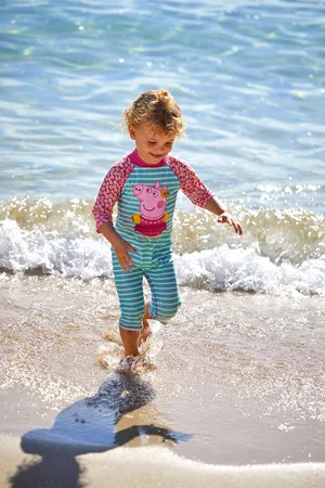 Peppa Pig Boys JoJo Maman Bébé UPF 50 1-Piece Sun Protection Suit
