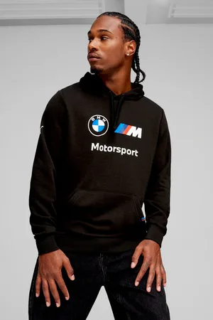 PUMA Black Mens BMW M Motorsport ESS Hoodie L
