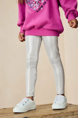 Next Girls Coated Leggings (3-16yrs)