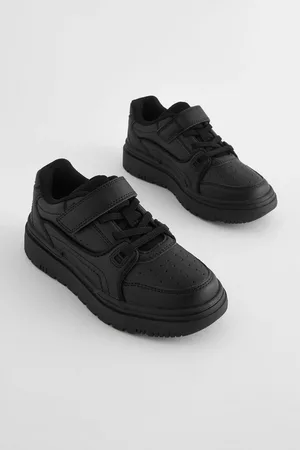 Next Boys 1 Strap Elastic Lace School Shoes