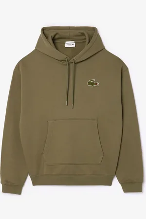 Lacoste Mens Croc Signature 100% Cotton Hoodie