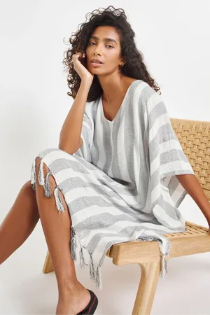 Simply Be White Beach To Beach Kaftan AU 16-18
