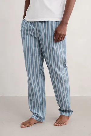 Seasalt Cornwall Mens Mens Shipping Lights 100% Cotton Pyjama Trousers