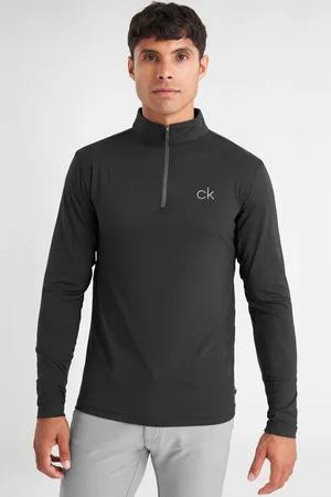 Calvin Klein Mens Newport Quarter Zip Base Layer