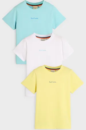 Paul Smith Boys Boys Signature 100% Cotton T-Shirts 3 Pack