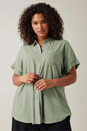 Evans Womens Tencel Slub Shirt