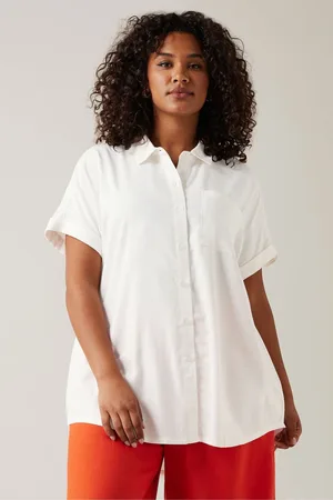 Evans Womens Tencel Slub Shirt