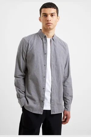 French Connection Mens Gingham Shirt