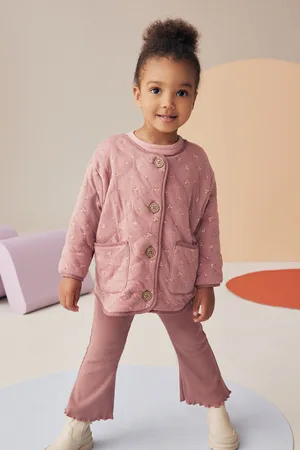 Next Girls Jacket, Top & Flare Leggings 3 Piece Set (3mths-7yrs)
