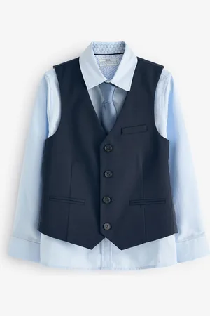Next Boys True Navy Set Waistcoat (12mths-16yrs)