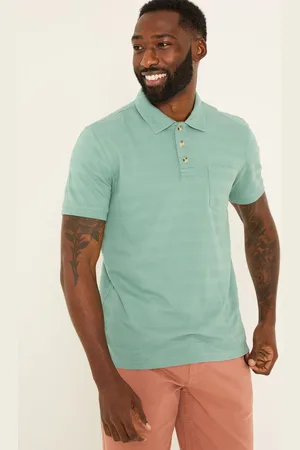 Fat Face FatFace 100% Cotton Jacquard Stripe Polo Shirt 4XL Reg