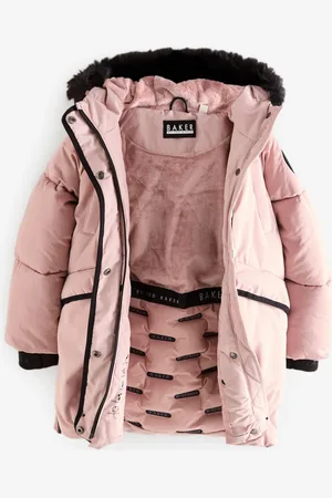 Ted Baker Girls Shower Resistant Padded Longline Parka
