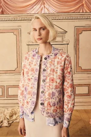 Cath Kidston Womens December Floral Quilted Jacket