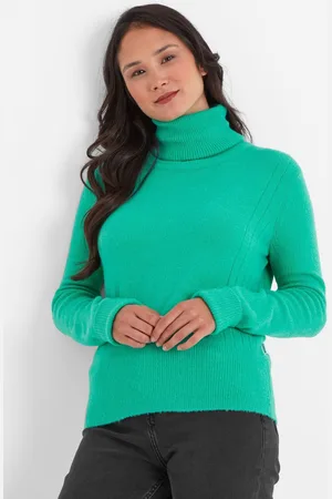 Tog 24 Womens Womens Jesmin Knitted Jade Jumper