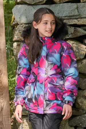 Mountain Warehouse Boys Multi Colour Ranger Printed Kids Water Resistant Jacket