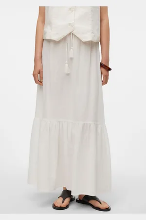 VERO MODA Womens Tiered Summer Maxi Skirt