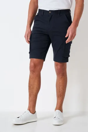 Crew Clothing Company Mens Crew Clothing Cotton Relaxed Fit Cargo Shorts