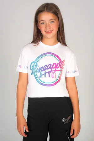 Pineapple Girls Logo Girls Crop T-Shirt