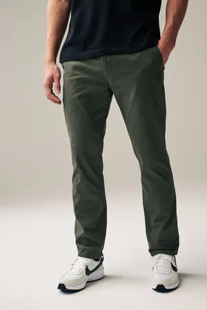 Next Mens Khaki Slim Fit Stretch Chinos Trousers