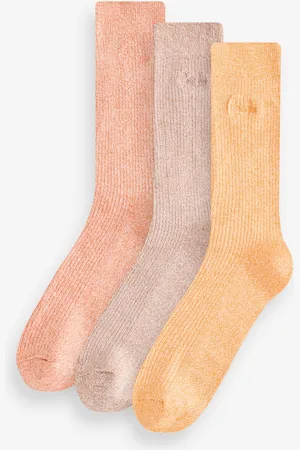 Pringle Mens Bamboo Light Leisure Twist Yarn Crew Socks 3 pack