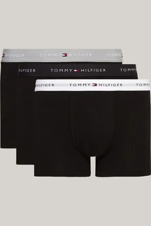 Tommy Hilfiger Grey Blue Signature Cotton Essential Boxers 3 Pack XXL