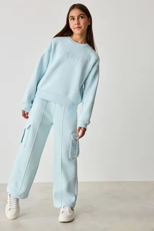 Ted Baker Girls Sweat and Cargo Wide Leg Jogger Set
