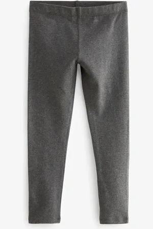 Next Girls Charcoal Regular Fit Leggings (3-16yrs)