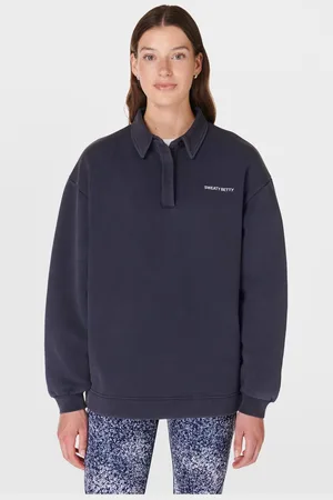 Sweaty Betty Womens Powerhouse Henley Sweatshirt