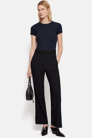 Jigsaw Womens Bi Stretch Split Hem Joggers