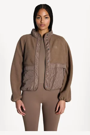 P.E Nation P. E Nation Brown Technique Quilt Jacket M