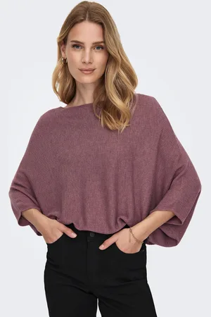 JDY Womens Knitted Batwing 100% Cotton Jumper