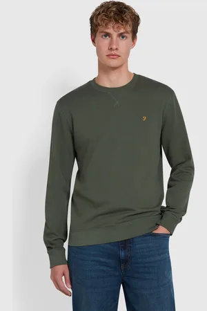 Farah Mens Tim New Crew Neck Sweatshirt