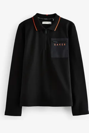 Ted Baker Boys Long Sleeve Polo Shirt
