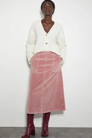 Monsoon Womens Malika Cord Midi Skirt