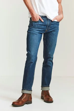 Fat Face Mens FatFace Mid Wash Denim Slim Jeans