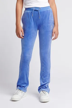 Juicy Couture Sky Blue Girls Diamanté Bootcut Joggers 7