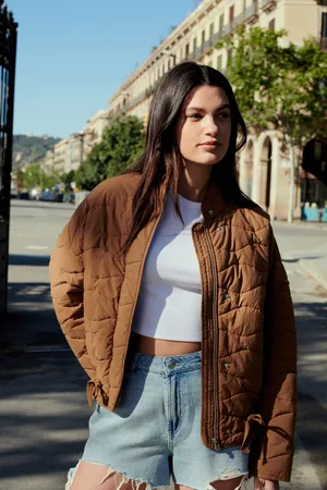 Next Womens Rust Quilted Jacket