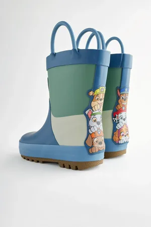 Paw Patrol Boys Colourblock Handle Wellies
