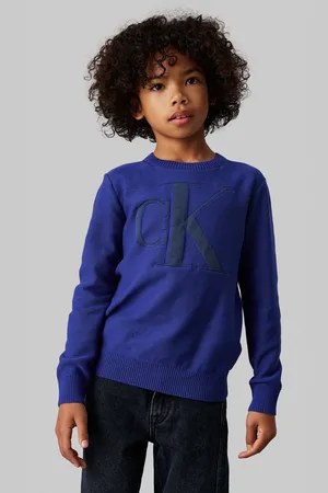 Calvin Klein Boys Regular Fit Monogram Jumper