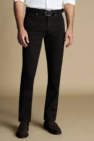 Charles Tyrwhitt Mens Twill Slim Fit 5 Pocket Jeans