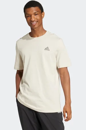 adidas Mens Essentials Single Jersey Embroidered Small Logo 100% Cotton T-Shirt