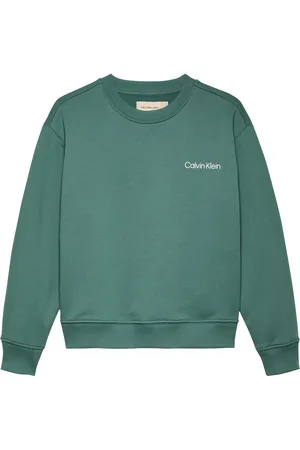 Calvin Klein Boys 100% Cotton City Scene Backprint Swearshirt